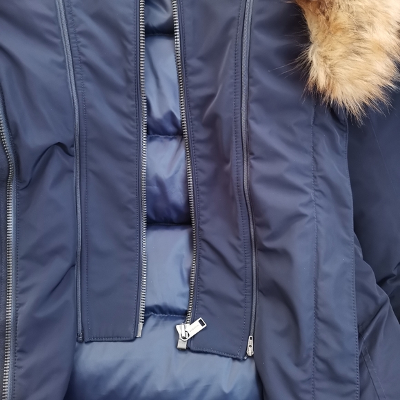 Babaton Lindon Down PARKA in navy - Picture 10 of 14